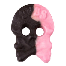 Load image into Gallery viewer, Bubs Raspberry & Liquorice Skulls Foams (100g) (Vegan)