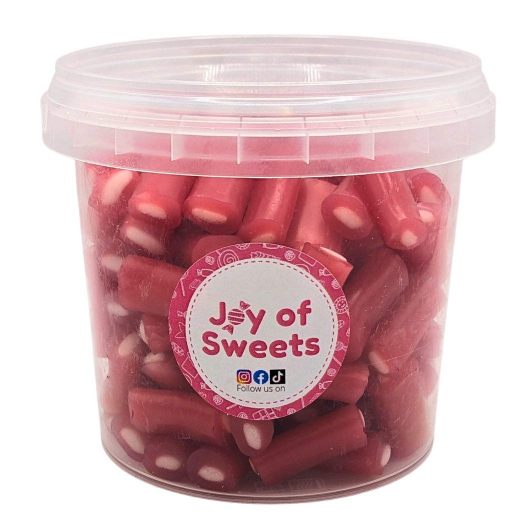 Strawberry Pencils 250g Grab Tub (Halal)