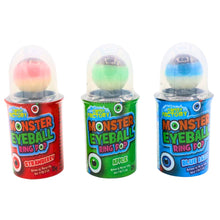 Load image into Gallery viewer, Crazy Candy Factory Monster Eyeball Ring Pop 25g
