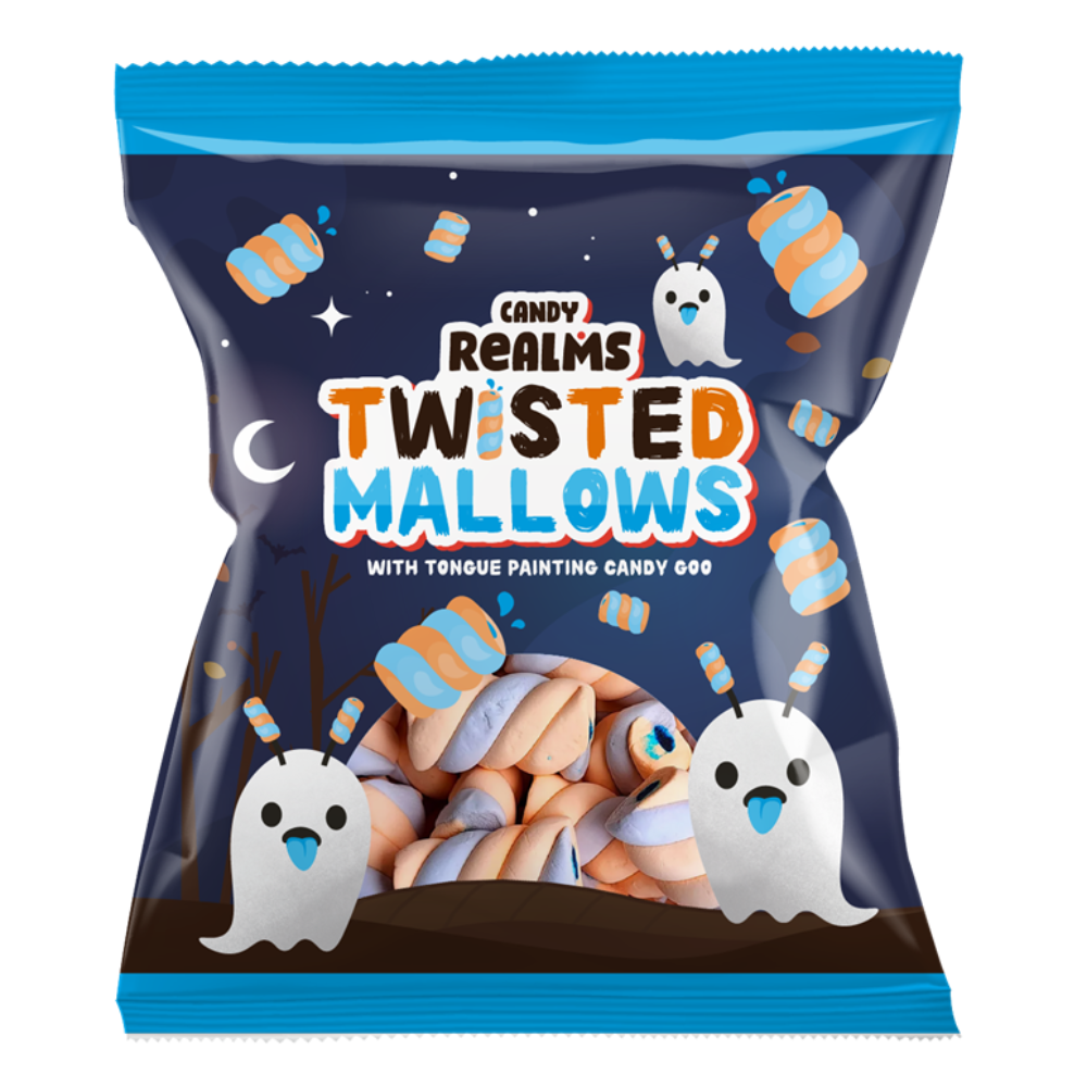 Candy Realms Twisted Mallows Bag 90g