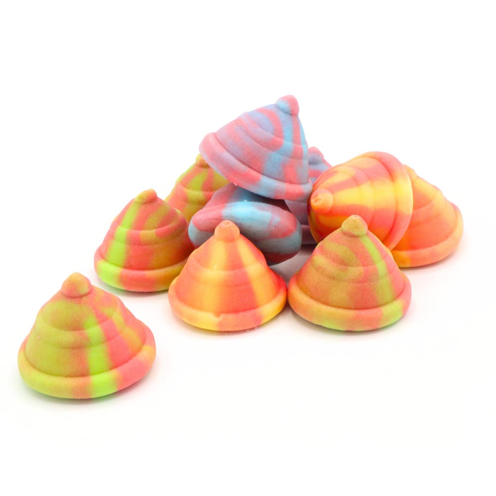 Multicoloured Spinning Tops (100g)