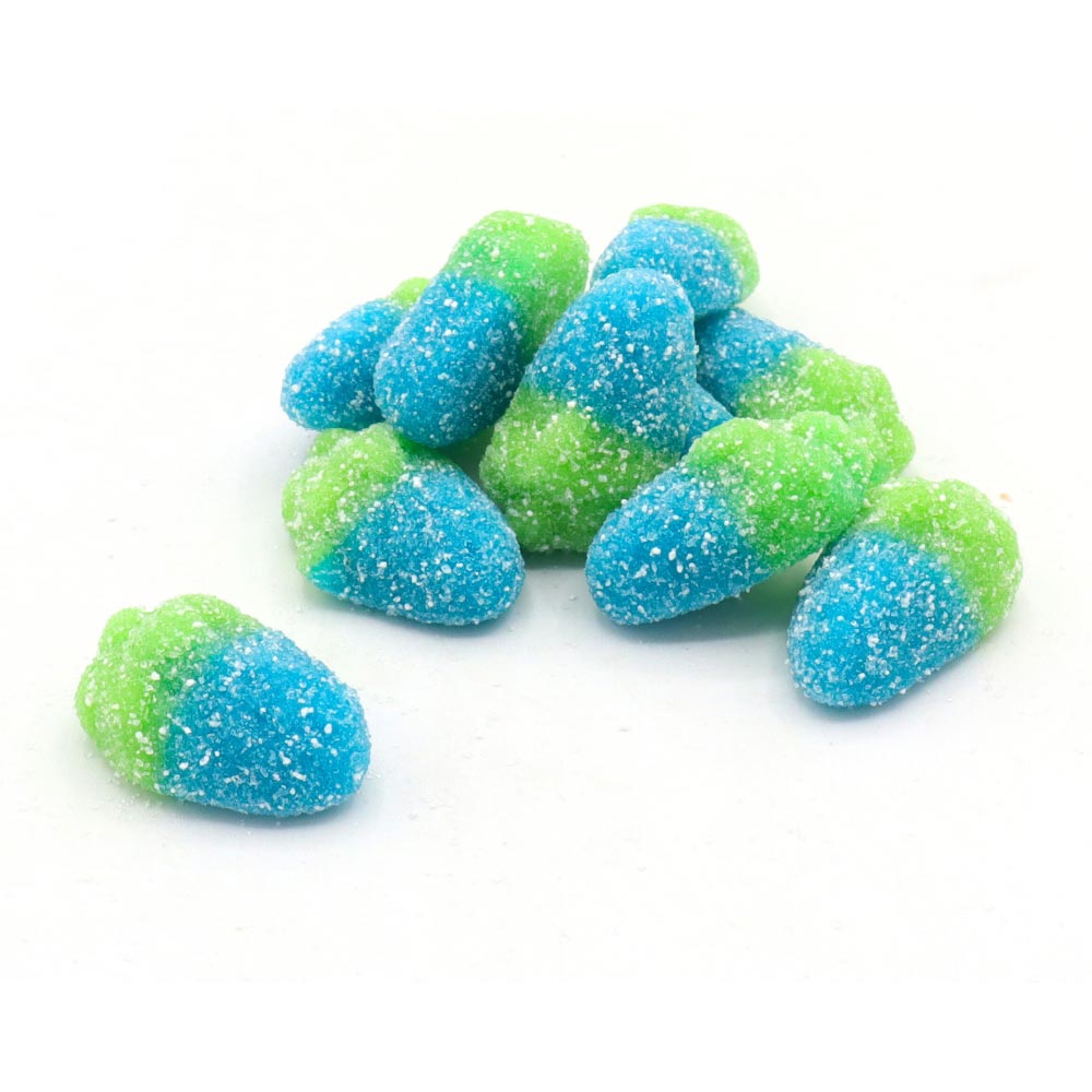 Mini Fizzy Blue Raspberries (100g)