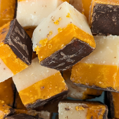 Jaffa Cake Fudge (100g) pick n mix sweets from Joyofsweets.com