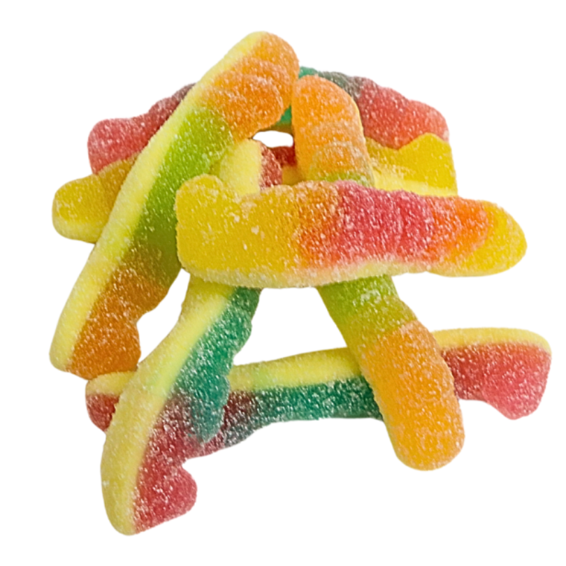 Fizzy Neon Caterpillars (100g)
