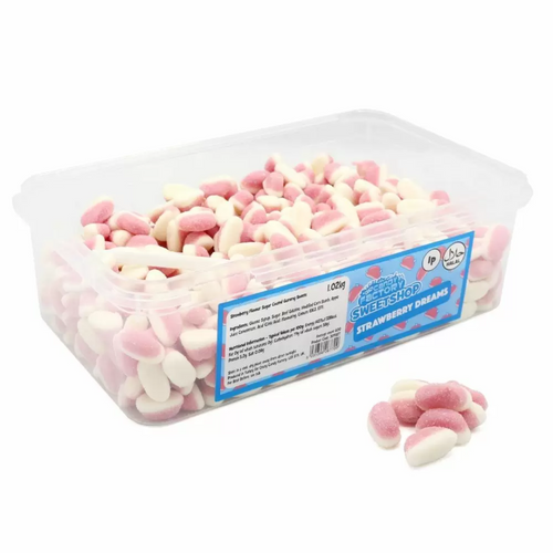 Buy Crazy Candy Factory Sweetshop Strawberry Dreams (1kg) Halal jelly pick n mix sweets from Joyofsweets.com