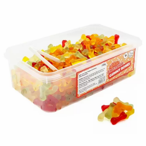 Buy Crazy Candy Factory Sweetshop Gummy Bones (1kg) Halal jelly pick n mix sweets from Joyofsweets.com