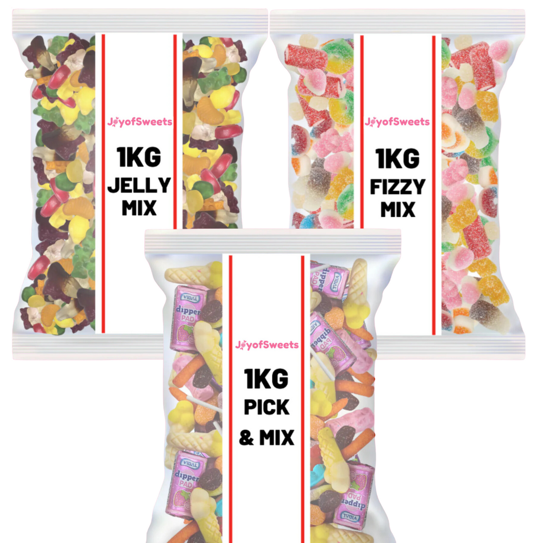 3kg Sweet Bundle (Jelly/Fizzy/Pick n Mix) (Pre-made)