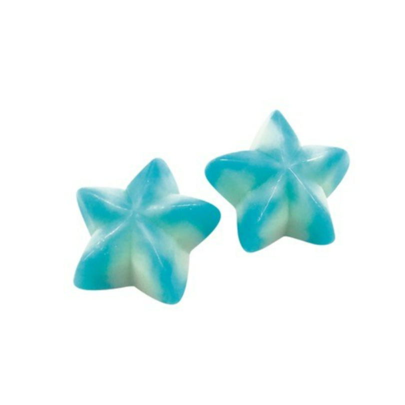 Blue Raspberry Twist Stars (100g)
