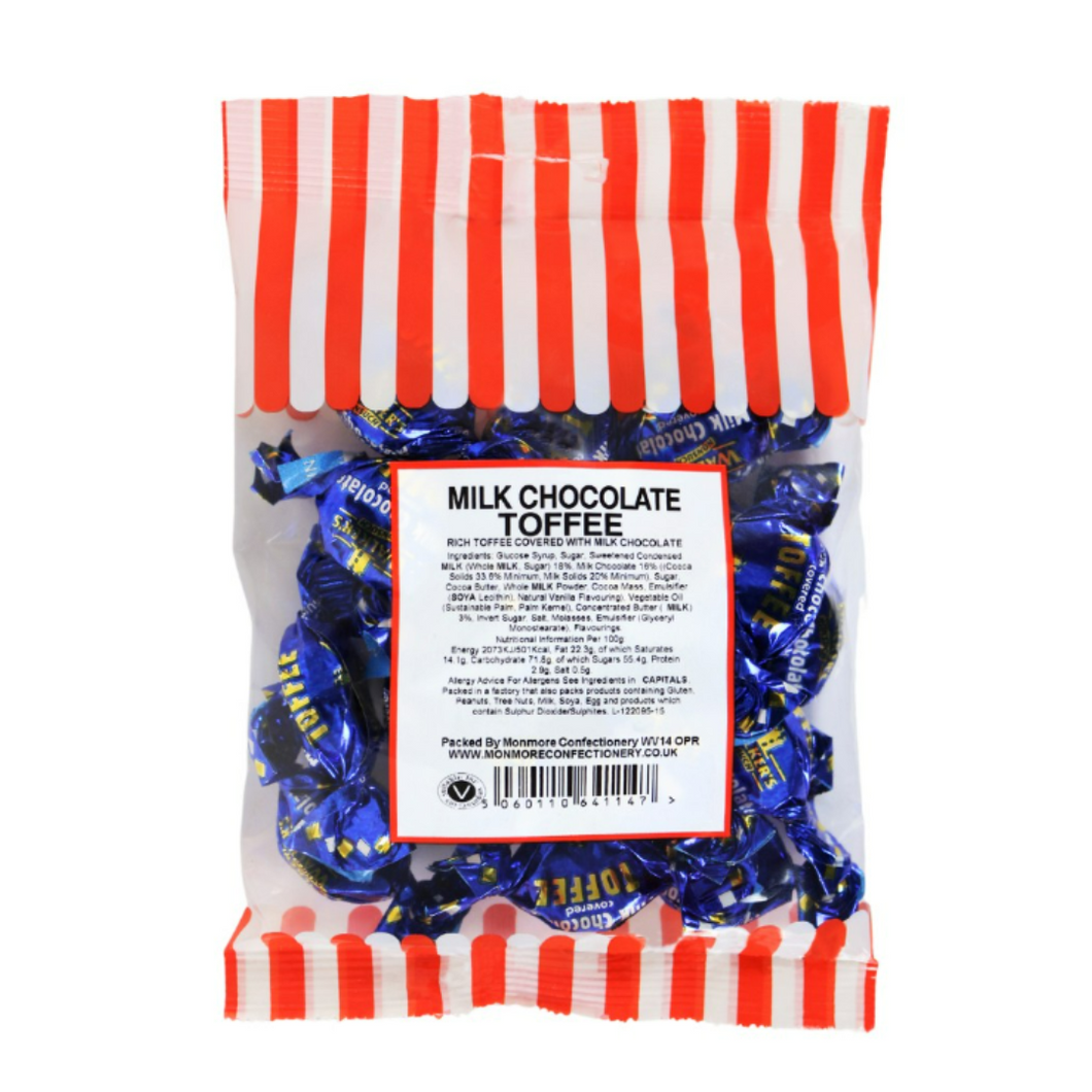 Milk Chocolate Covered Toffee's (100g)