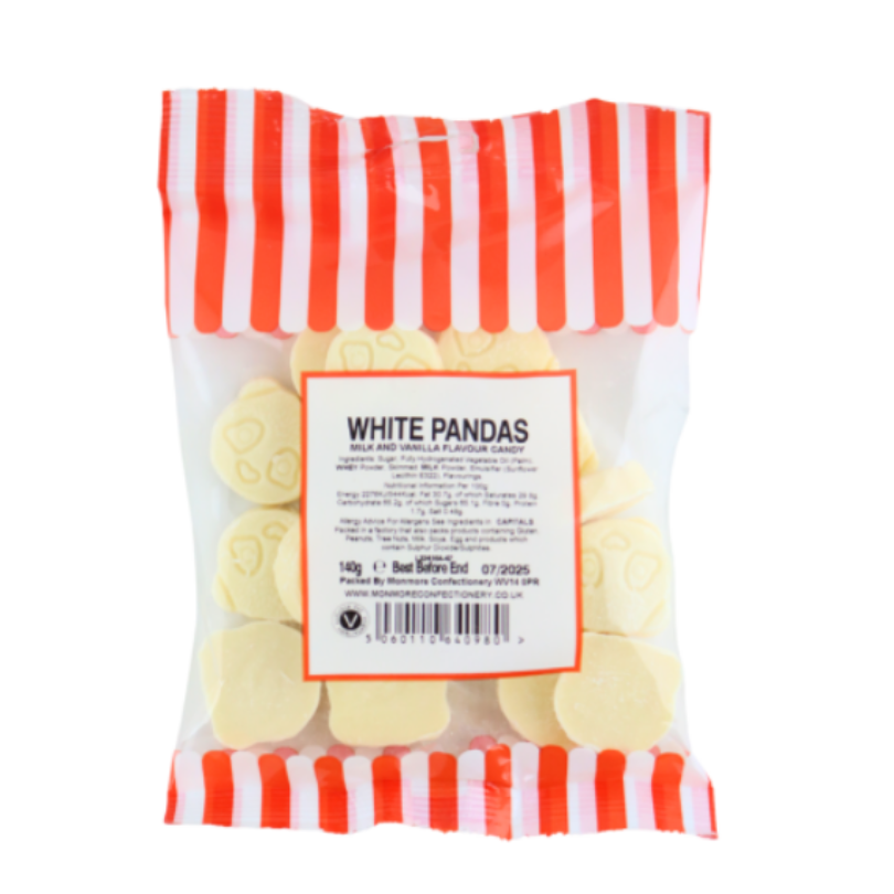White Chocolate Pandas (140g)
