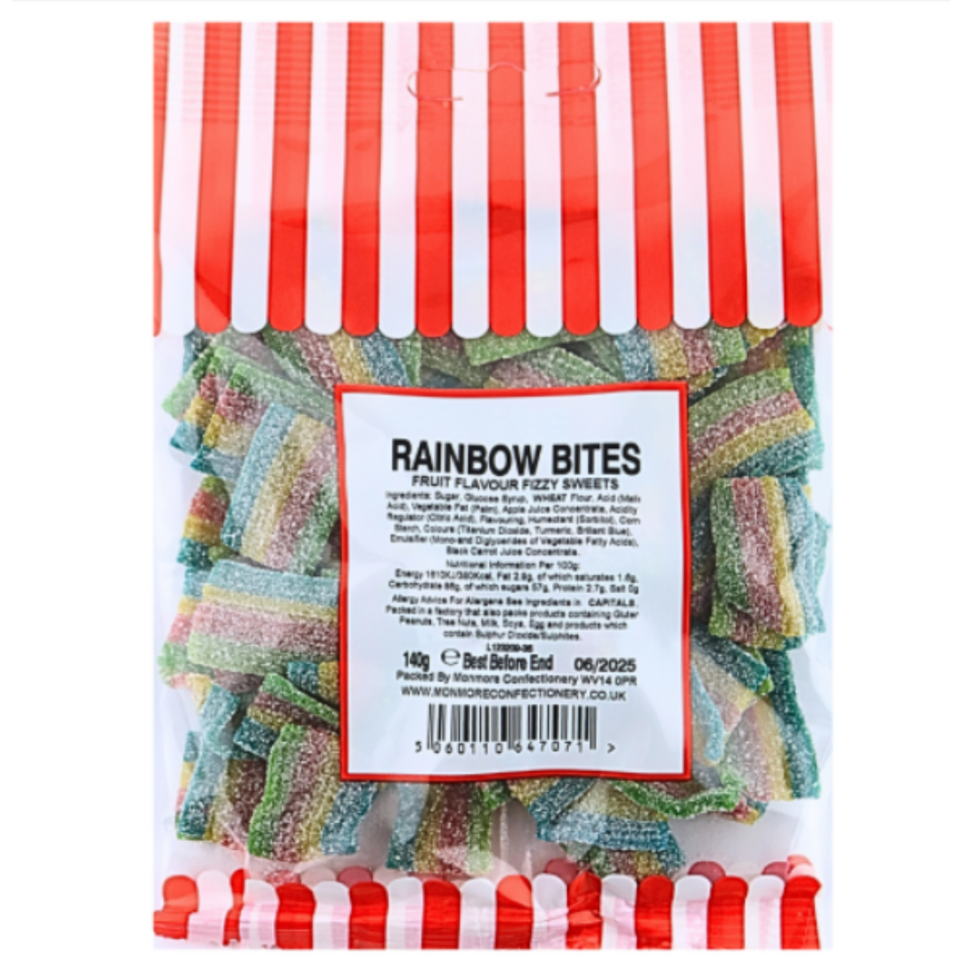 Fizzy Rainbow Belts (140g)