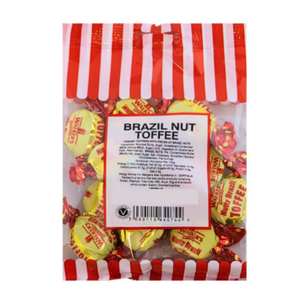 Walkers Brazilnut Toffee (100g)