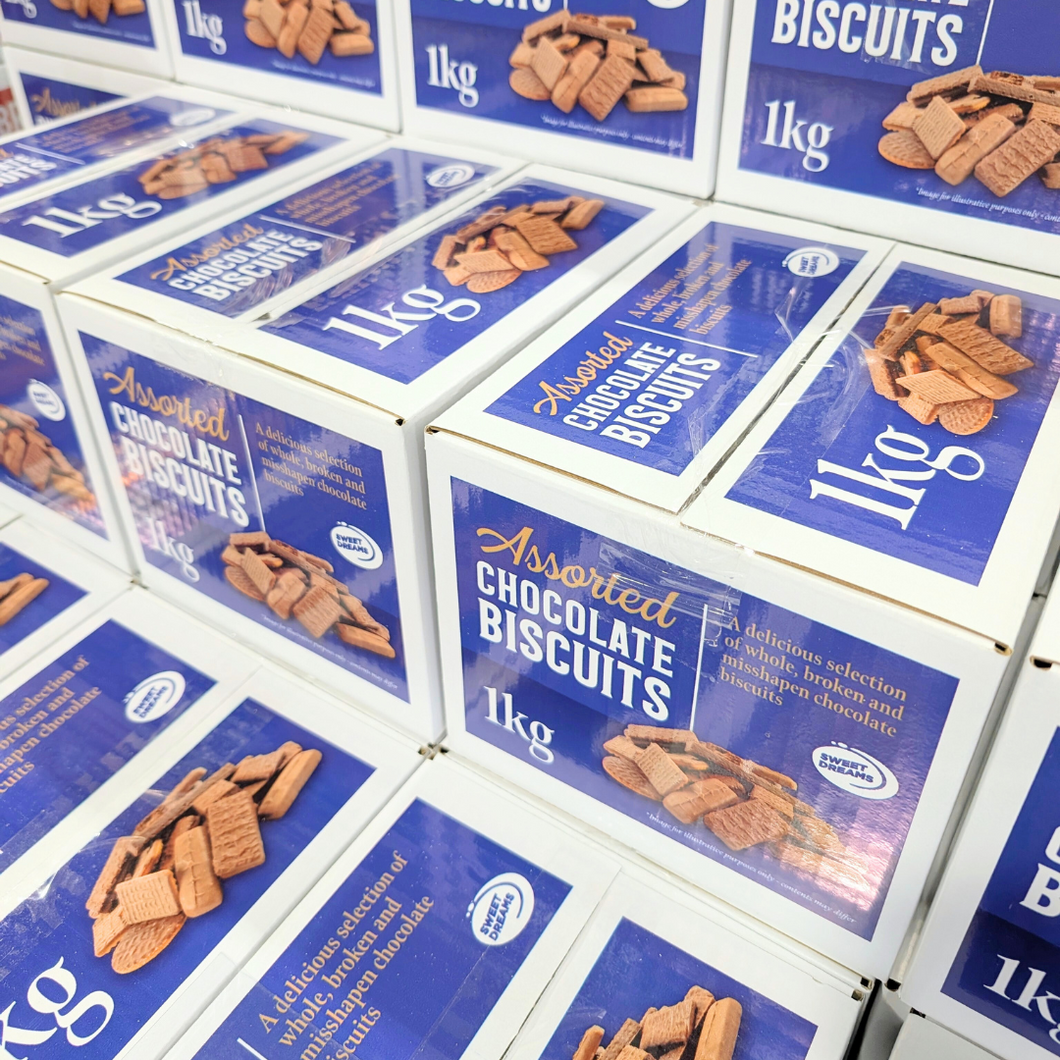 Chocolate Broken Biscuit Assortment Box 1kg