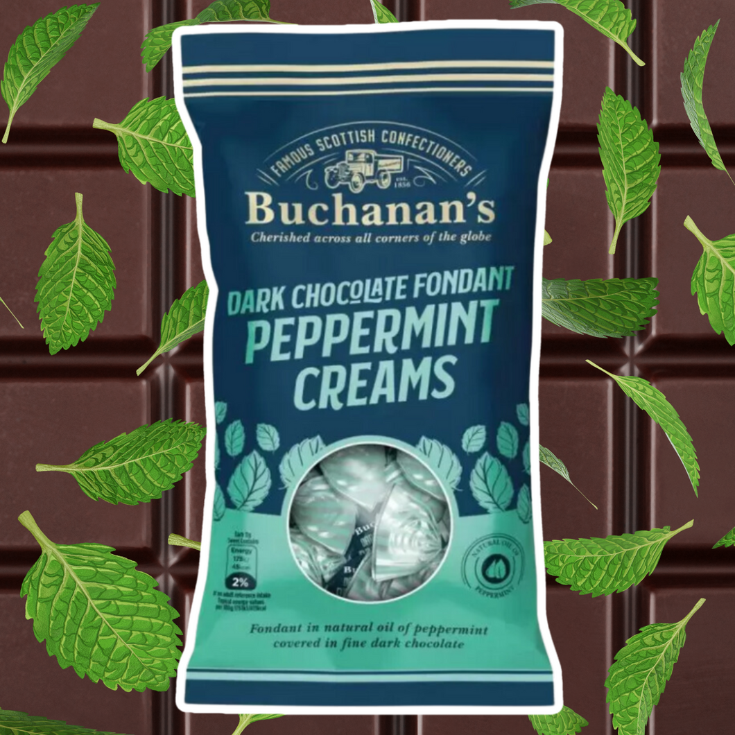Buchanan's Dark Chocolate Fondant Peppermint Creams Bag (120g)