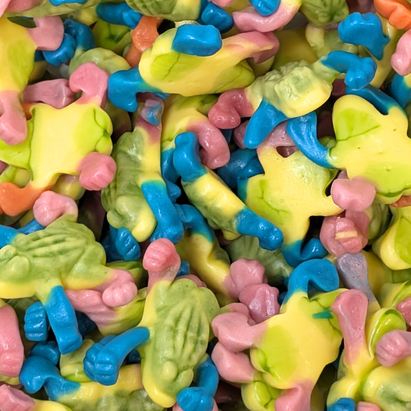 Jelly Filled Tropical Frogs (100g)