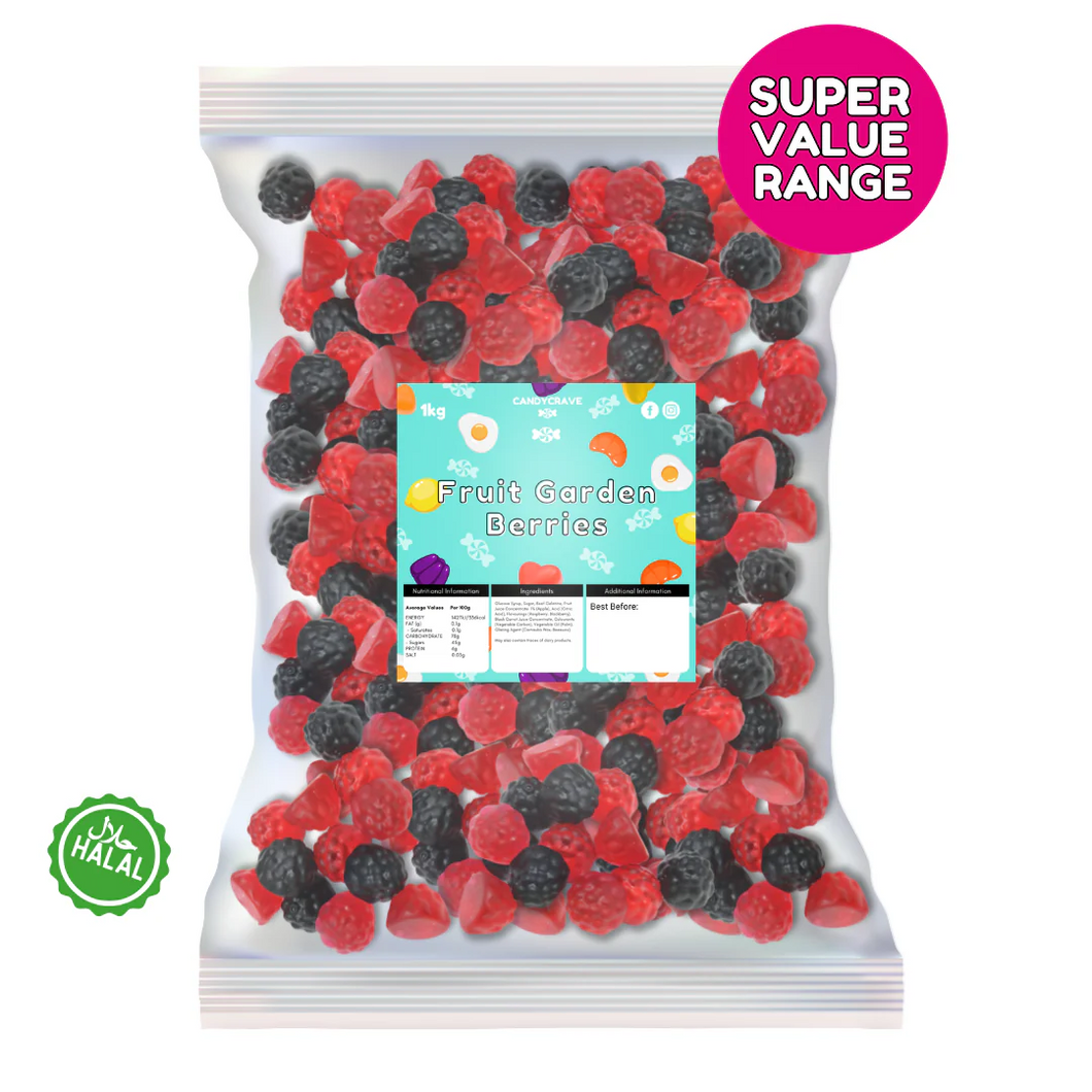 Red and Black Berries 1kg (Halal)