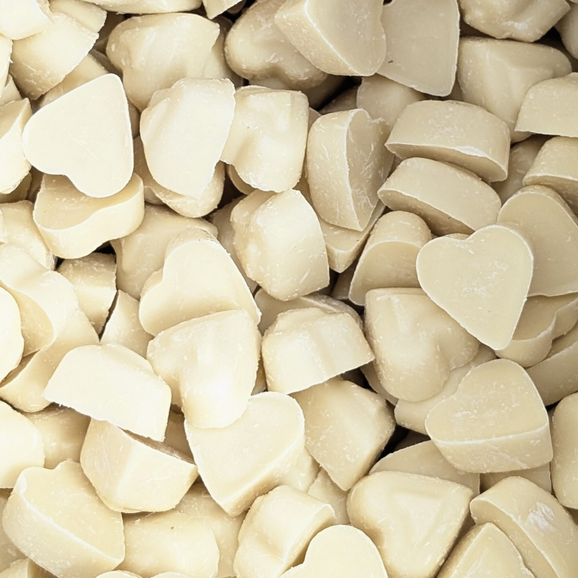 Opsy Chocolate White Hearts (100g) (Halal)
