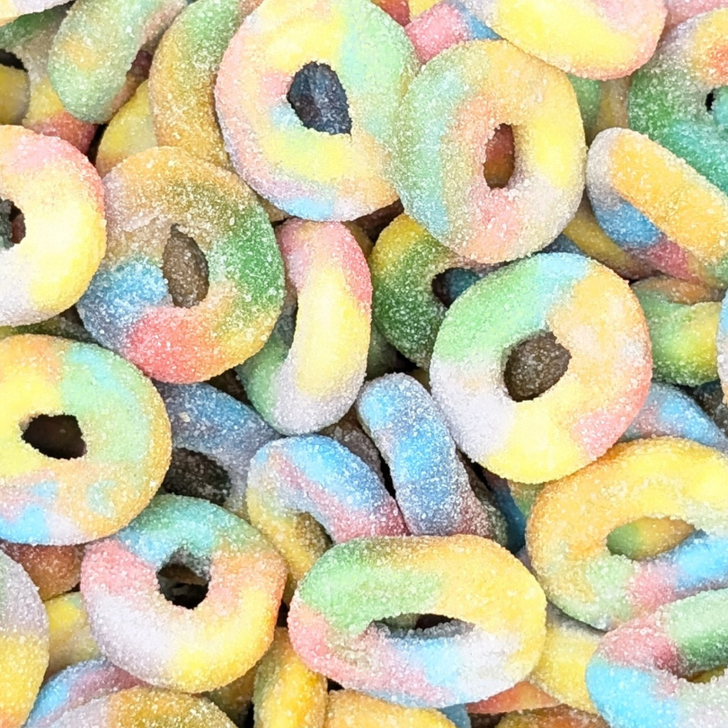 Rainbow Rings (100g) (Halal)