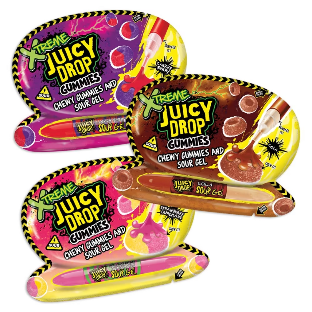 Bazooka Xtreme Juicy Drop Gummies 67g **ONE PER CUSTOMER**