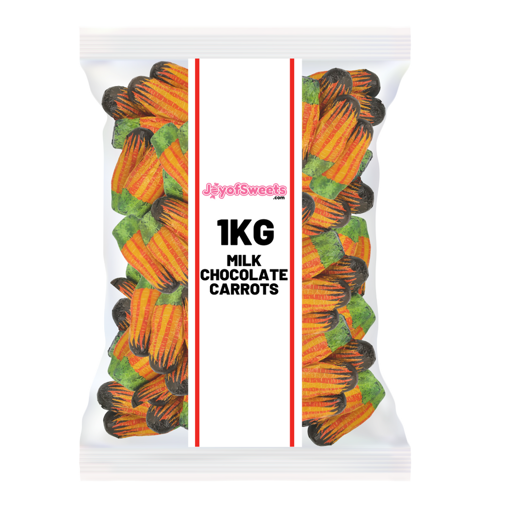 Milk Chocolate Carrots 1kg (Pre-made)