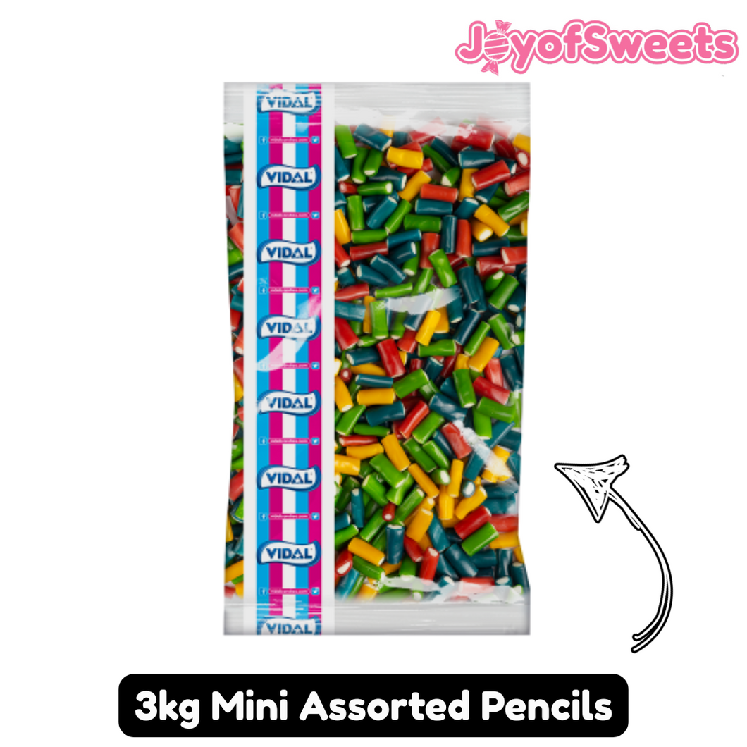 3kg Mini Assorted Pencils