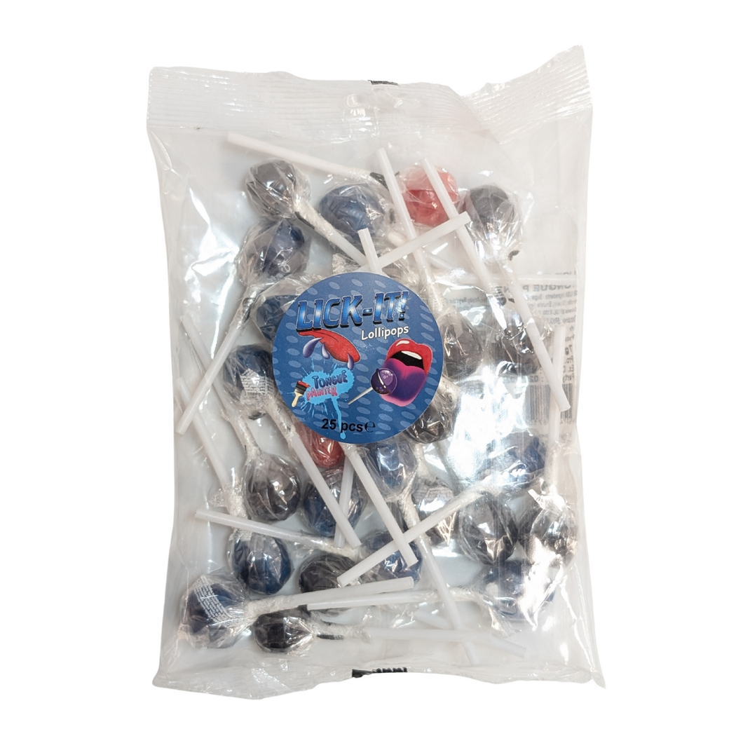 Lick It Tongue Painter Lollies - 25 Pack