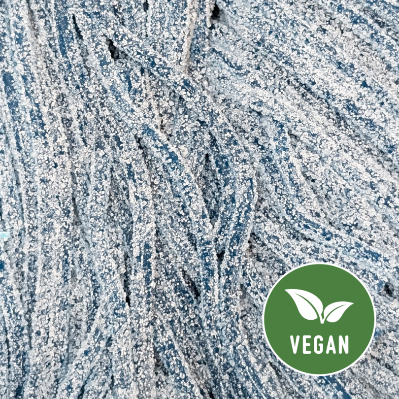Yummy's Sour Blue Raspberry Spaghetti 1kg Tub (Vegan)