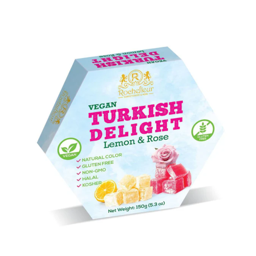 Rochefleur Rose & Lemon Turkish Delight 150g
