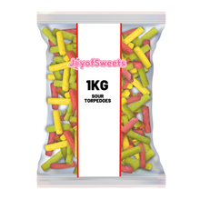Load image into Gallery viewer, Sour Torpedoes 1kg (Pre-made)
