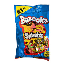 Load image into Gallery viewer, Bazooka Splashz Fruity 120g x 12
