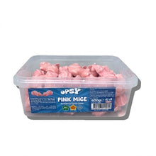 Load image into Gallery viewer, 3 x 600g Opsy Chocolate Tubs (White Mice, Pink Mice, Pies)
