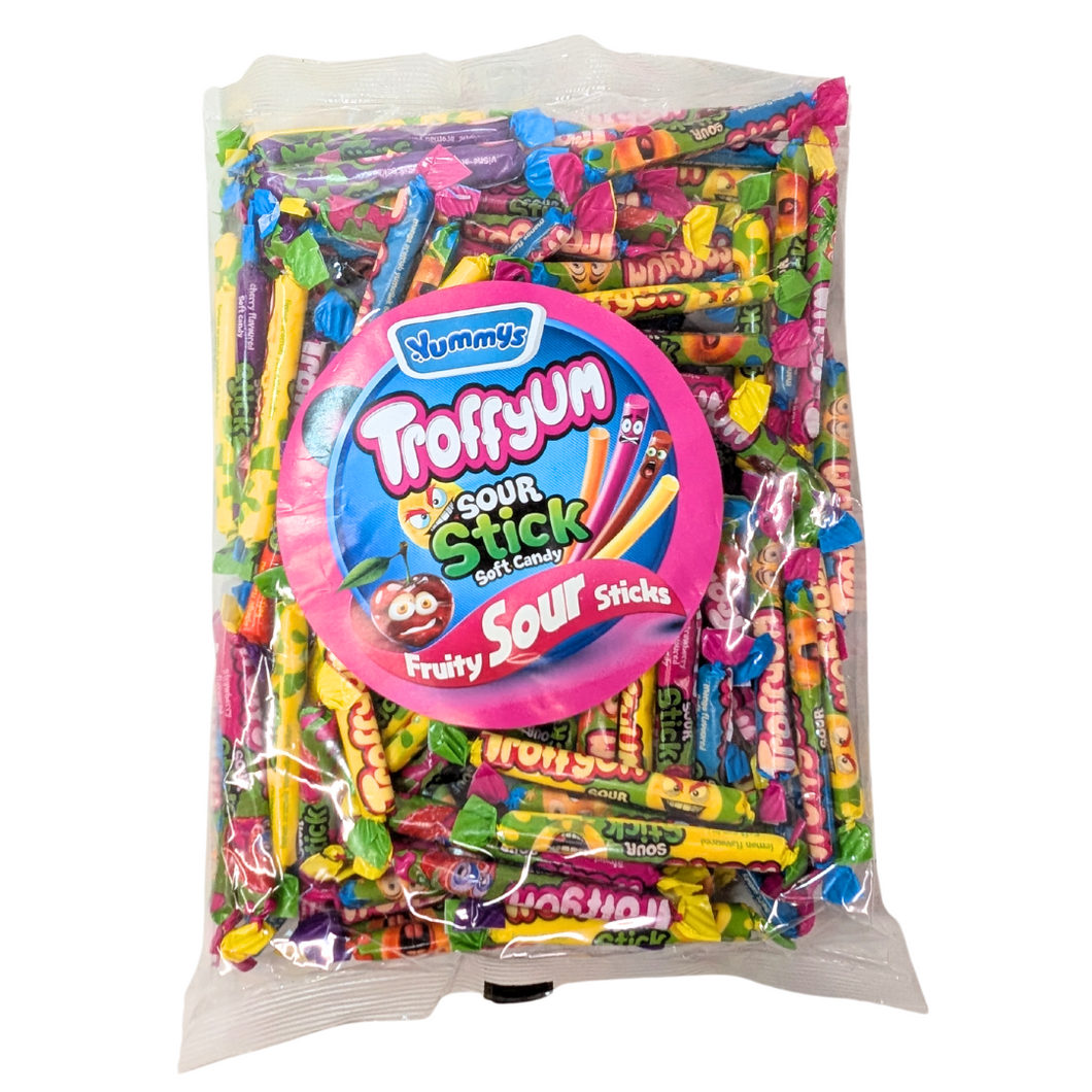 Yummys Sour Candy Fruit Sticks - 1kg