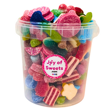 Load image into Gallery viewer, Create Your Own 1kg Pick n Mix Bucket with Handle (Choose up to 10 Sweets)
