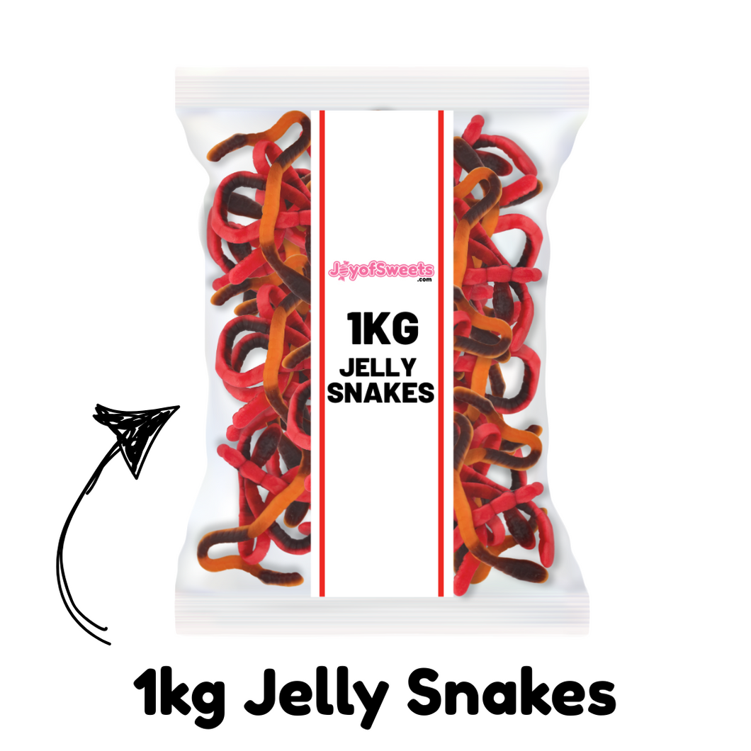 Jelly Snakes 1kg (Pre-made)