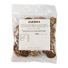 Load image into Gallery viewer, Milk Chocolate Jazzies (100g)
