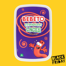 Load image into Gallery viewer, Bebeto Strawberry Laces 500g Tub
