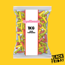 Load image into Gallery viewer, Sour Torpedoes 1kg (Pre-made)
