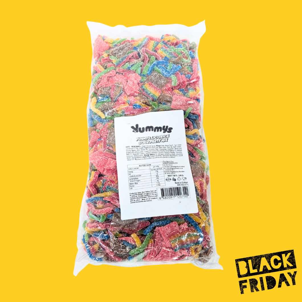 Sour Liquorice Party Mix 2kg