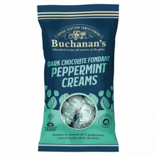 Load image into Gallery viewer, Buchanan&#39;s Dark Chocolate Fondant Peppermint Creams Bag (120g) from joyofsweets.com
