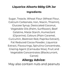 Load image into Gallery viewer, Liquorice Allsorts 600g Gift Jar
