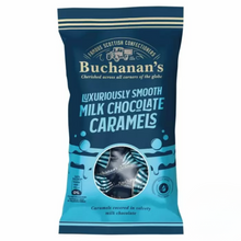 Load image into Gallery viewer, Buchanan&#39;s Luxuriously Smooth Milk Chocolate Caramels Bag 110g
