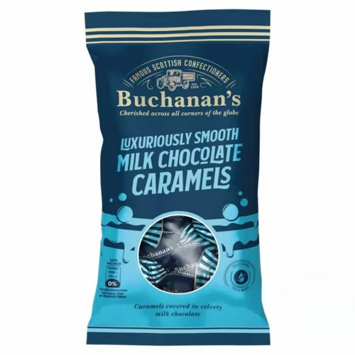Buchanan's Luxuriously Smooth Milk Chocolate Caramels Bag 110g