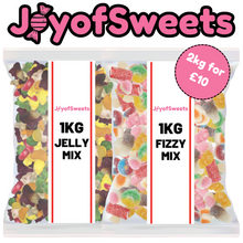Load image into Gallery viewer, Two for £10 (1kg Fizzy/1kg Jelly) (Pre-Made)
