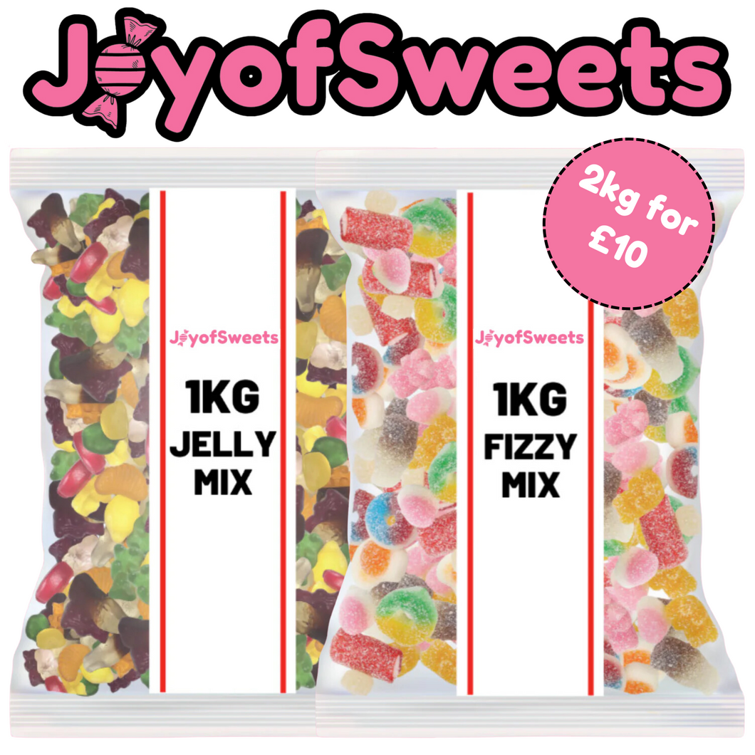 Two for £10 (1kg Fizzy/1kg Gummy) (Pre-Made)
