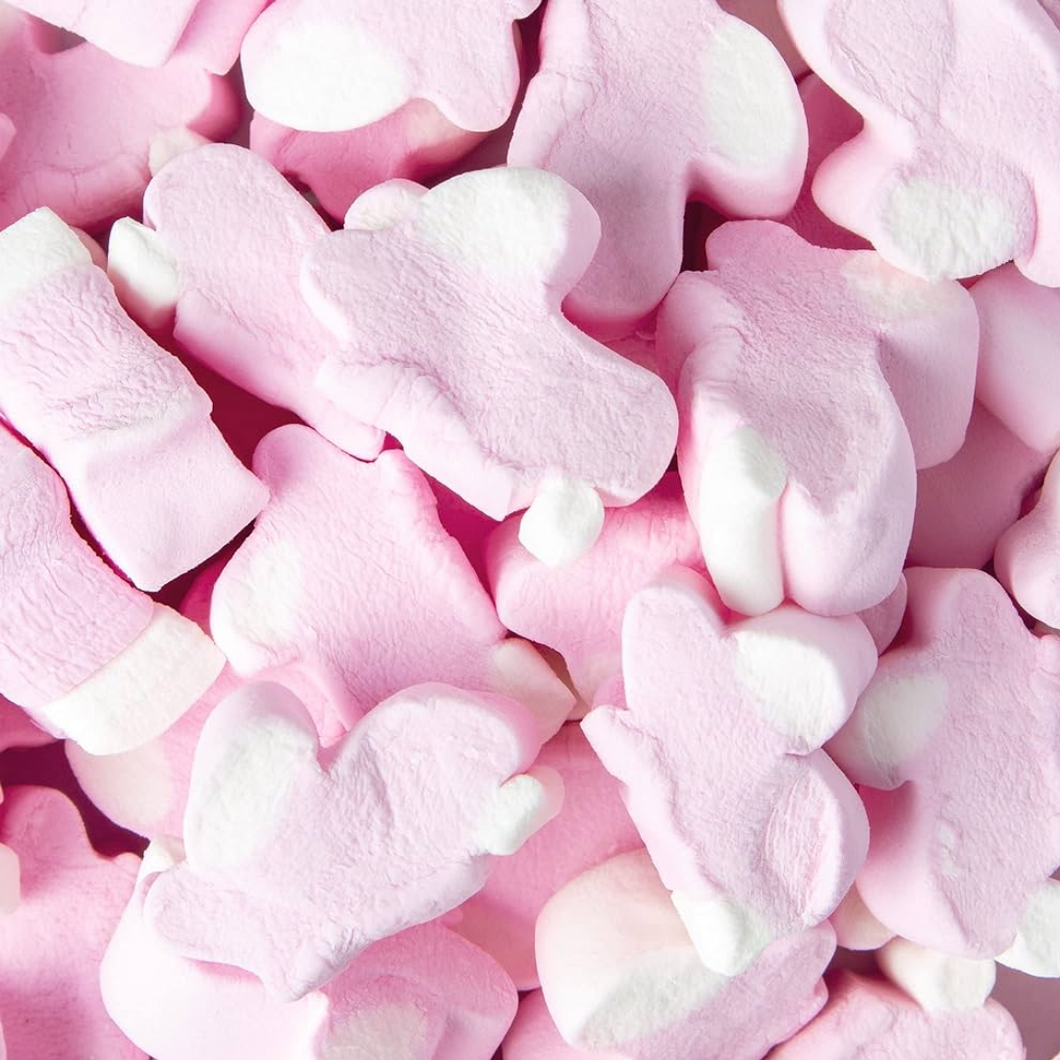 Pink and White Bunny Mallows (100g)
