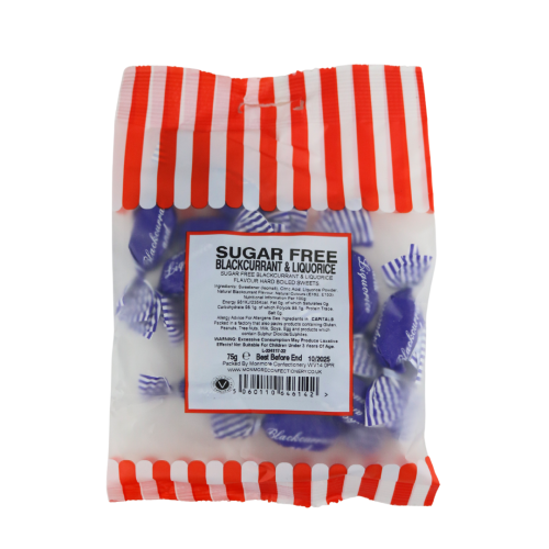 Blackurrant and Liquorice Sugar Free (75g)