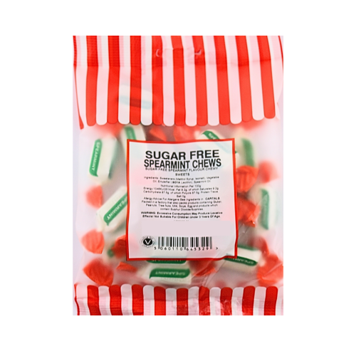 Spearmint Chews Sugar Free (75g)