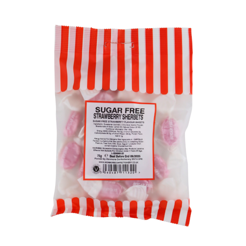 Strawberry Sherbets Sugar Free (100g)