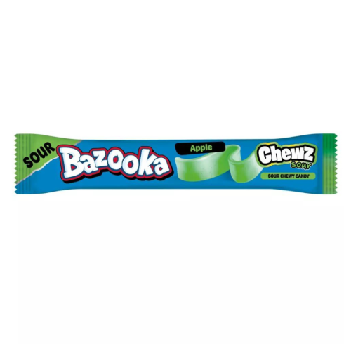 Bazooka Sour Apple Chew Bar 14g **ONE PER CUSTOMER**