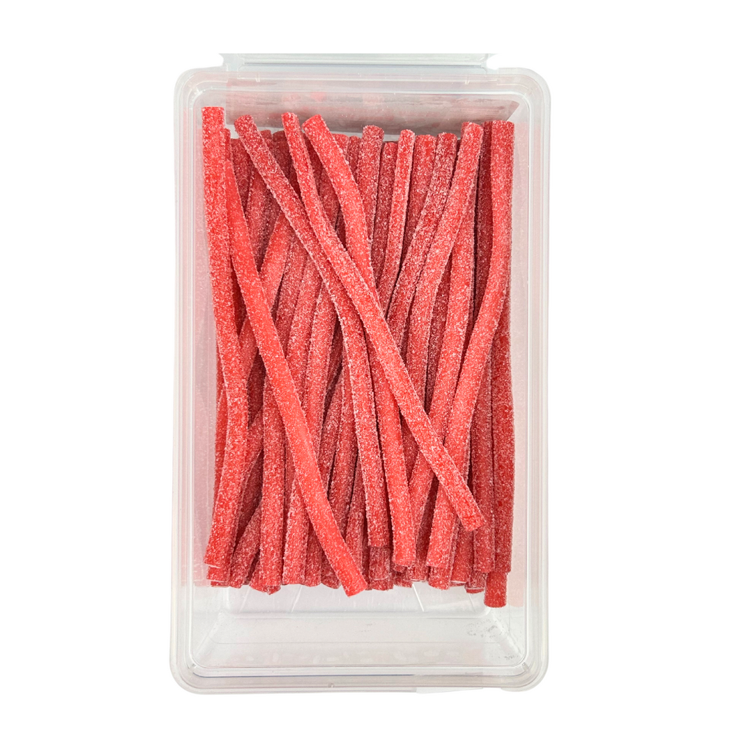 Sour Strawberry Pencils Tub 100 Count